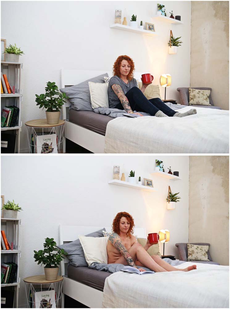 В повседневной жизни, но без одежды: фотопроект With and Without - ПоЗиТиФфЧиК - сайт позитивного настроения! В повседневной жизни, но без одежды: фотопроект With and Without - ПоЗиТиФфЧиК - сайт позитивного настроения!