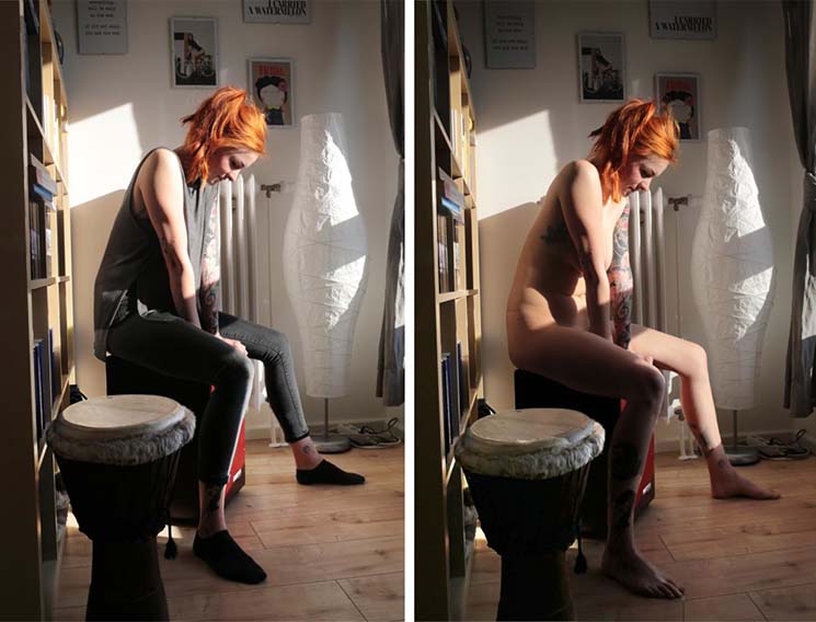 В повседневной жизни, но без одежды: фотопроект With and Without - ПоЗиТиФфЧиК - сайт позитивного настроения! В повседневной жизни, но без одежды: фотопроект With and Without - ПоЗиТиФфЧиК - сайт позитивного настроения!
